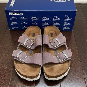 Birkenstock Arizona Lavender Suede Size 40